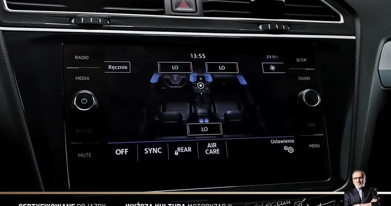 Volkswagen Tiguan cena 87900 przebieg: 136123, rok produkcji 2019 z Skórcz małe 436